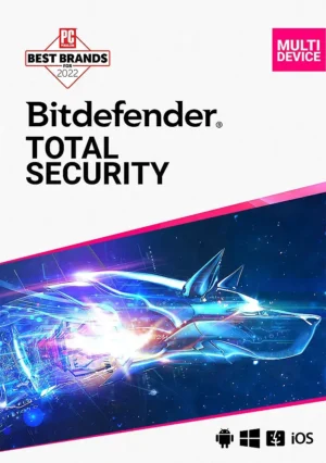 Bitdefender - Total Security (5-Device) (2-Year Subscription) - Windows, Apple iOS, Mac OS, Android, Linux [Digital]